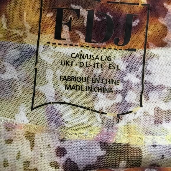 FDJ long sleeve woman’s top large - Picture 7 of 7